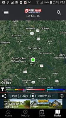 KTRE 9 First Alert Weather android App screenshot 1